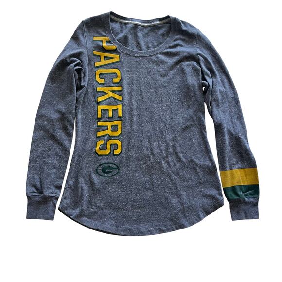 Nike NFL Team Apparel Green Bay Packers Women's LG Long Sleeve Graphic T-shirt - Picture 1 of 5